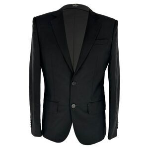 Givenchy Single-Breasted Blazer in Black Wool